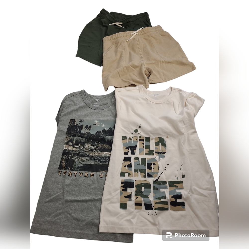 Member's Mark Boys Mix & Mach 4 Piece Everyday Playwear Set Size 12 (Dinosaur)